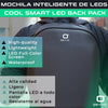 Black Smart LED Backpack